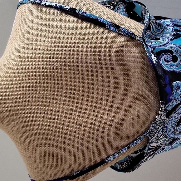 Apt 9 Parsley floral Print Babydoll Chemise/Lingerie in size Large - Picture 7 of 8